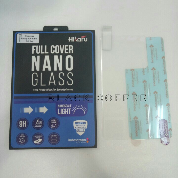 Tempered glass full UV samsung S20 ultra 2020 nano liquid glass hikaru