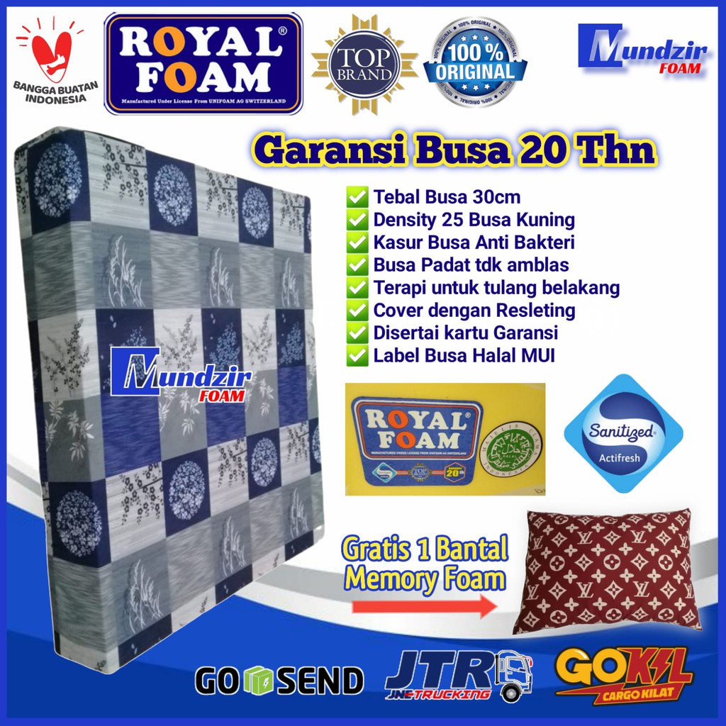 Jual Kasur Busa Royal Foam Tebal Cm Density Garansi Tahun Shopee Indonesia