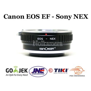 K&F Adapter Lensa Canon eos ef To Sony NEX E-Mount Eos-Nex