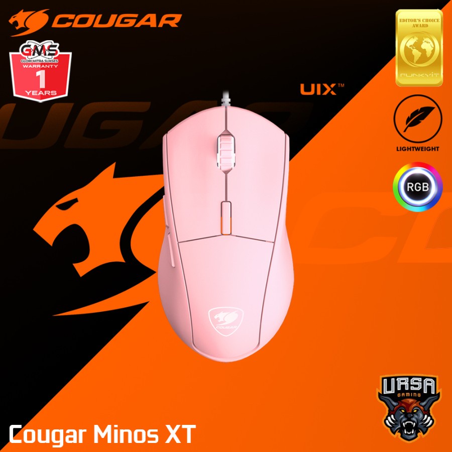 Mouse Cougar Minos XT RGB | Mouse Gaming - XT Black