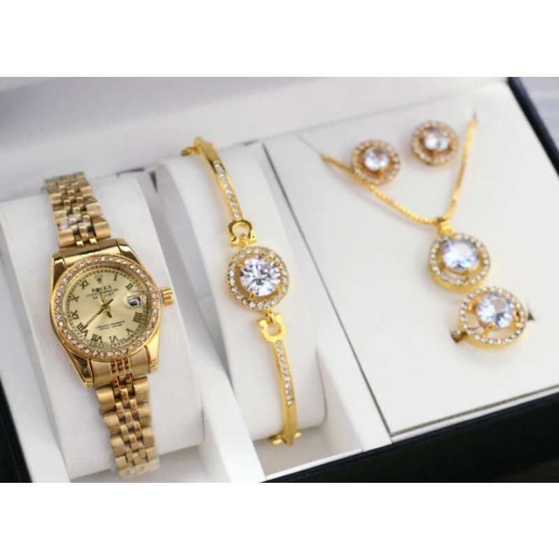 jam tangan wanita rolex set premium