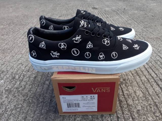 Vans ERA LED ZEPPELIN BLACK WHITE Waffle DT PREMIUM BNIB MADE IN CHINA Size 40/41/42/43/44