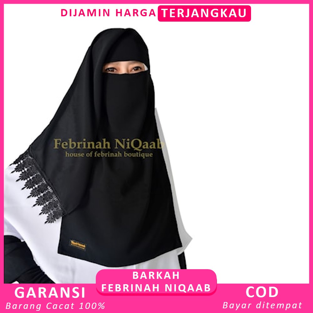 Jual Cadar Niqab Khimar Muslim Niqob Hijab Niqab Jilbab Niqop Nikob Nikab Yemen Yaman Simple