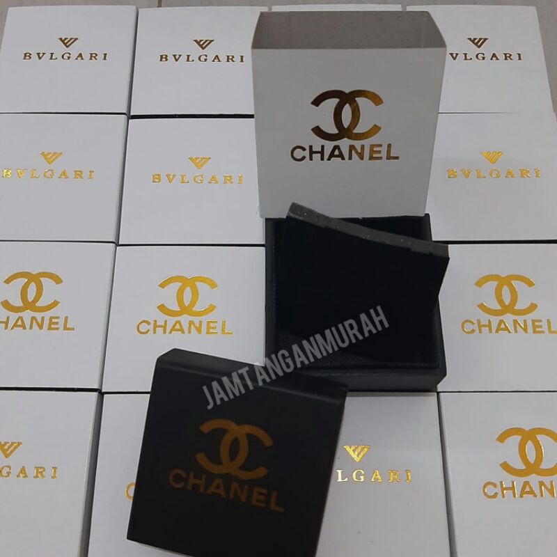 KOTAK ACCESORIES KALUNG CINCIN GELANG BOX KAYU CHANEL