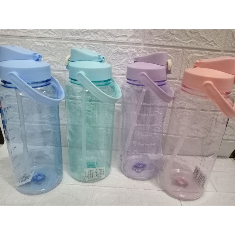 botol tritan 2 liter transparan/botol transparan/botol