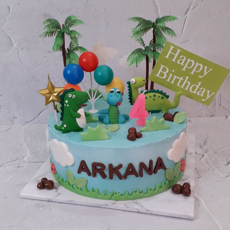 

Kue Ultah/Birthday Cake Dinosaurus/Custom Cake (22cm)