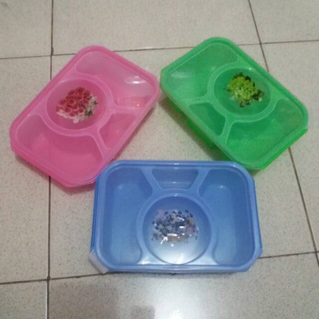 Tempat Makan Plastik Davina / Lunch Box / Kotak Makan Catering