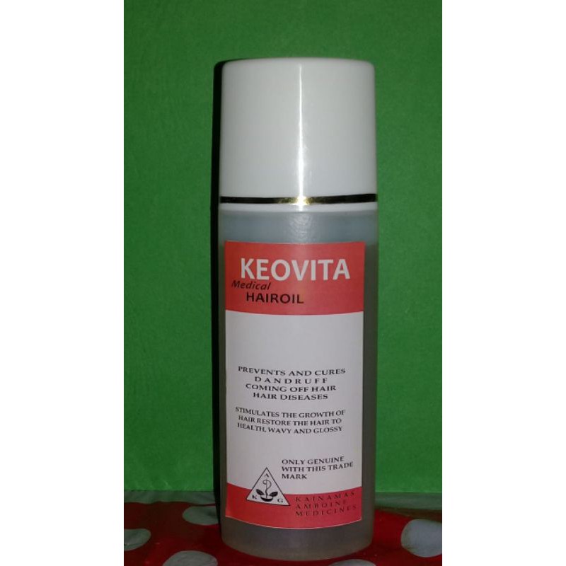 keovita minyak penumbuh rambut dan menebalkan rambut pusaka ambon original