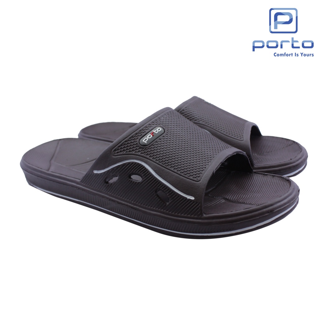 sogo PORTO 1002M Sandal Pria Pantai Slippers Selop Keren Nyaman &amp; Berkualitas