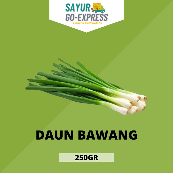 

daun bawang segar