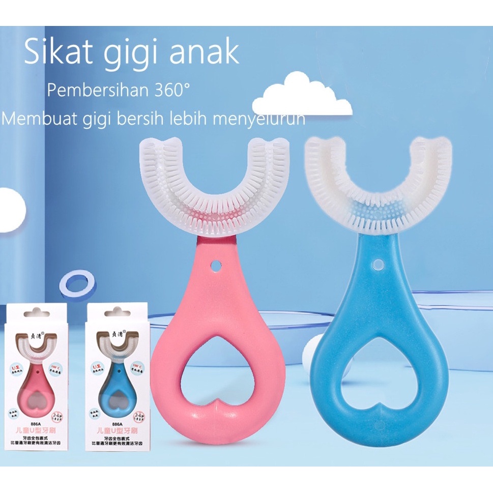 Sikat Gigi Bayi Expen Simple U Shape Sikat Gigi Anak Toothbrush Care Kids
