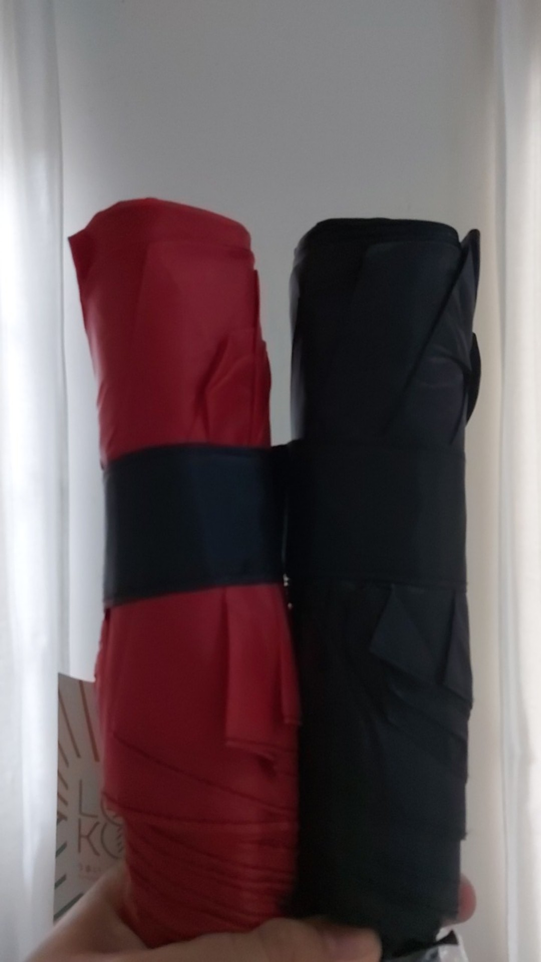 Tabasa Payung Lipat Polos Strip Loko Warna Warni