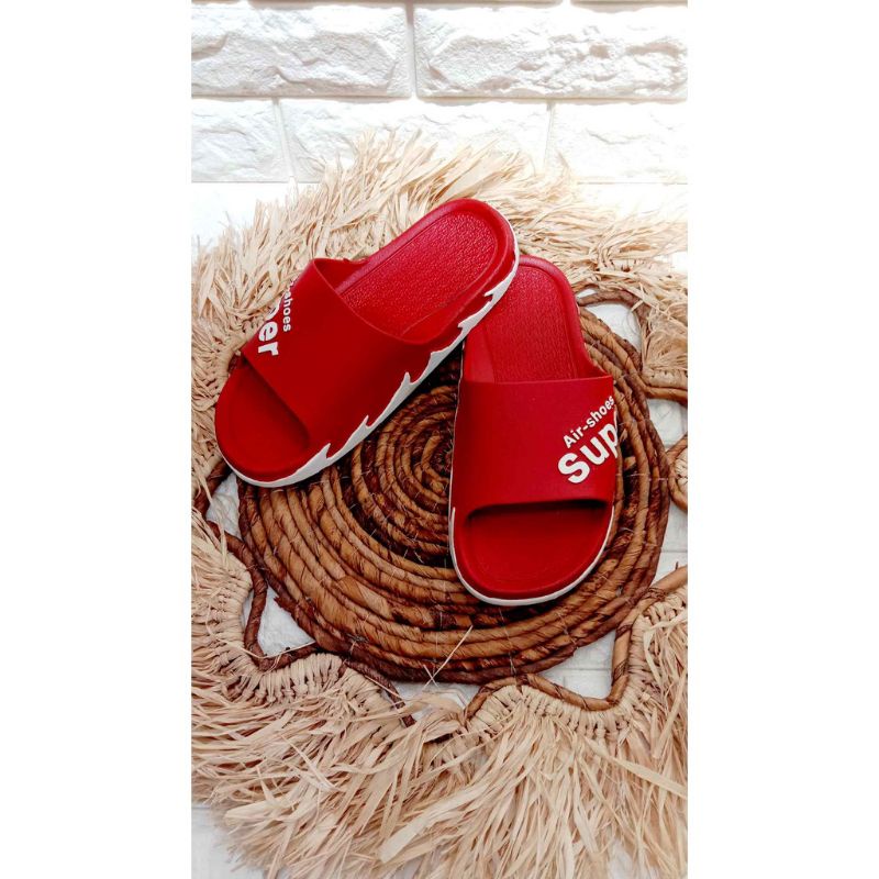 Sandal Kokop Karet Pria Motif Air Shoes Super Fashion