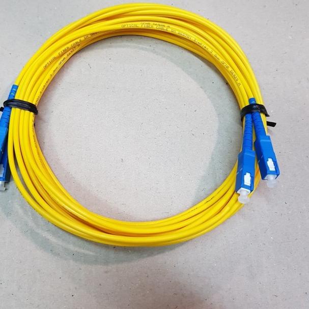 ← patchcord SC SC 5 meter Duplek SM / patchcord FO sc sc 5 meter duplek ◙