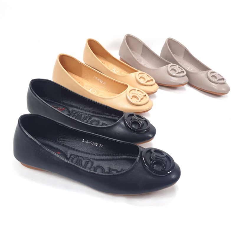 Norvid Slip On Flat Shoes Kantor 208-A306