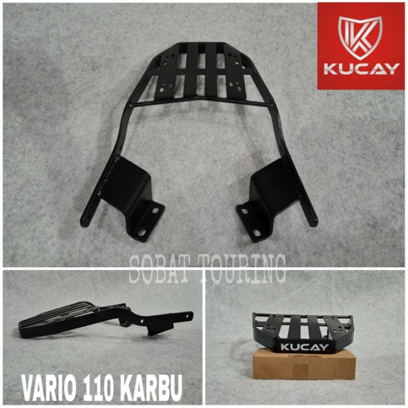 Bracket Box Breket Briket Statis Kucay Motor Vario 110 Karbu