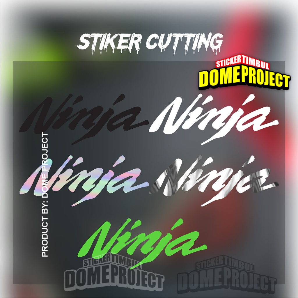 STIKER CUTTING NINJA 5 VARIAN WARNA PREMIUM GRADE