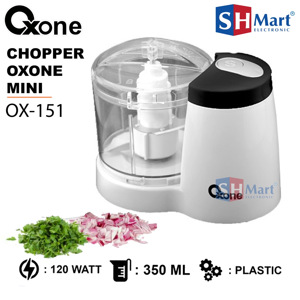 OXONE ECO MINI CHOPPER PENGGILING DAGING OX 151 OX-151 KAPASITAS 350 ML GARANSI RESMI OXONE