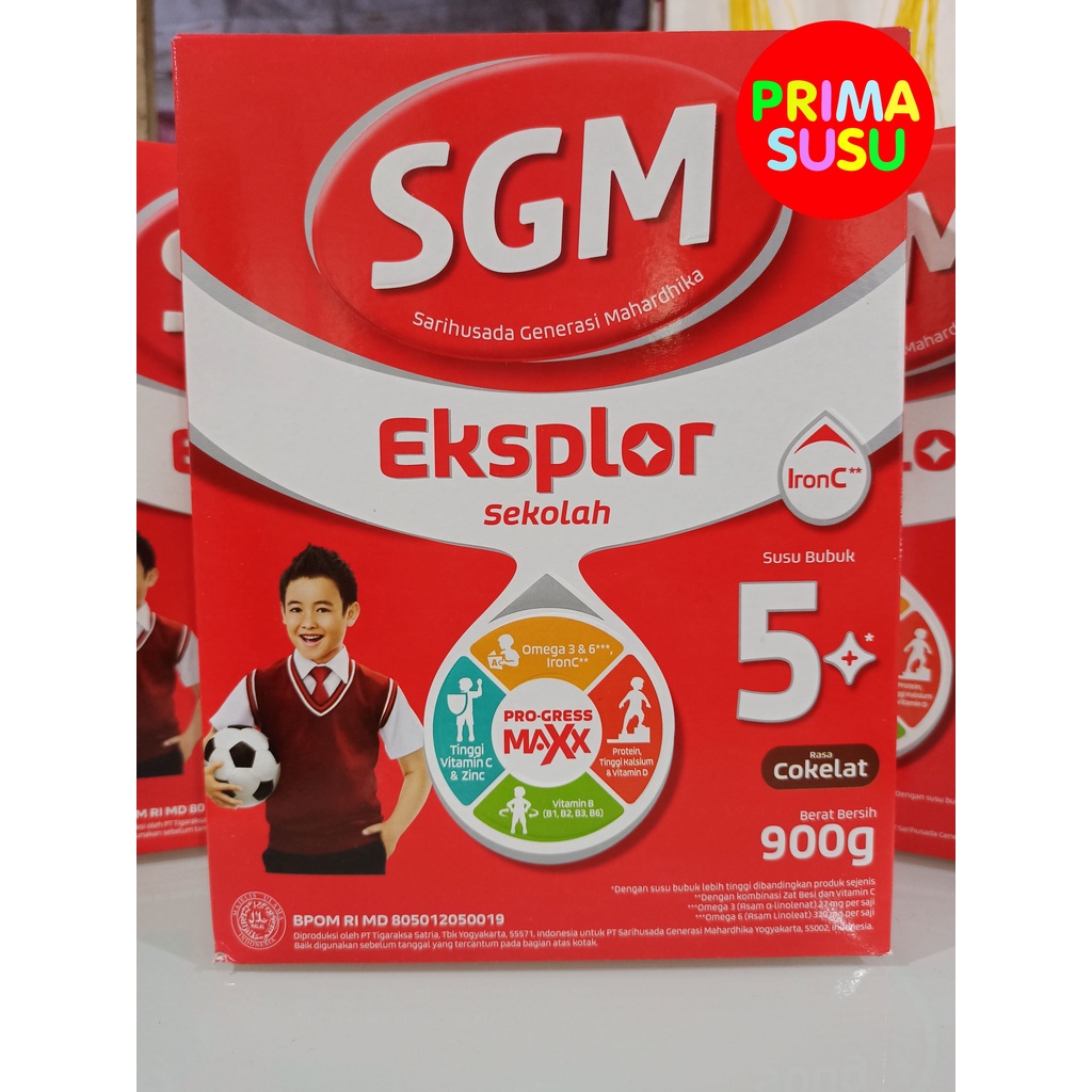SGM Eksplor 5+ 900 Gr, Cokelat, Madu