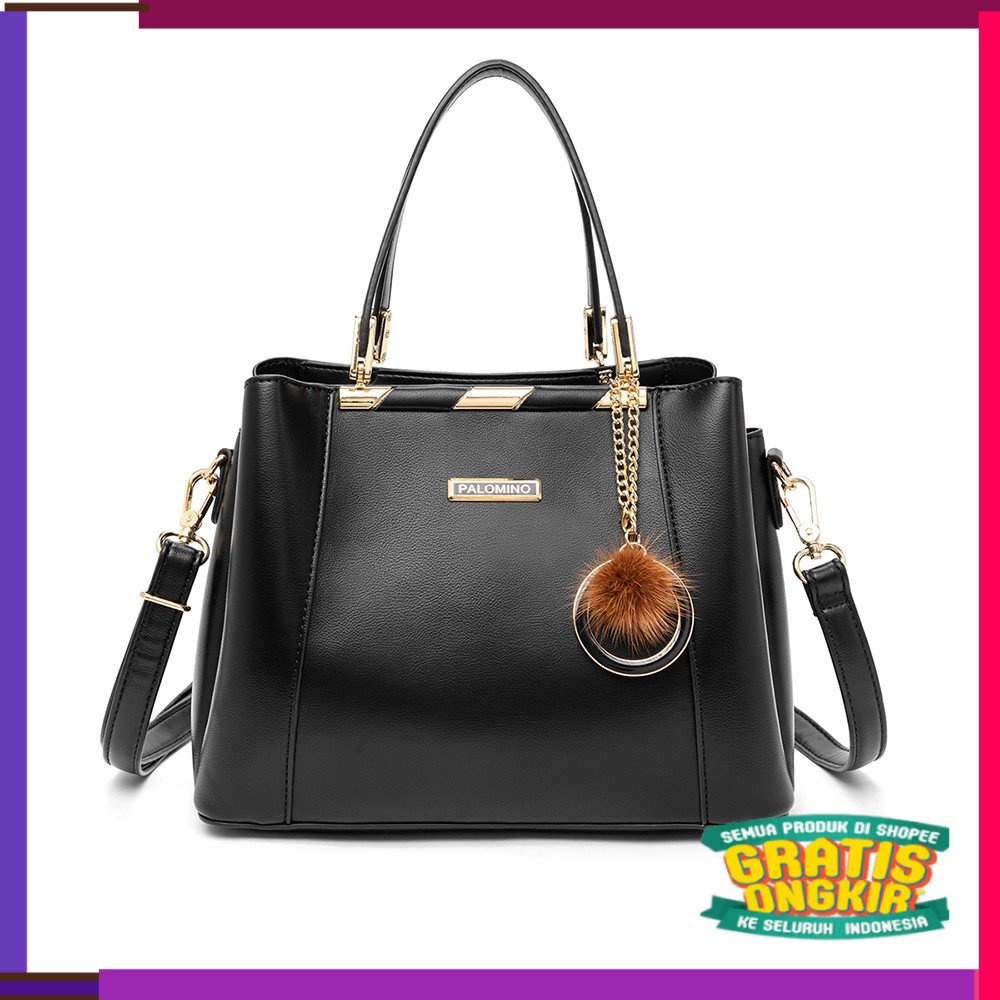 TAS WANITA TERBARU BRAND TERNAMA Palomino Hilda Handbag – Black