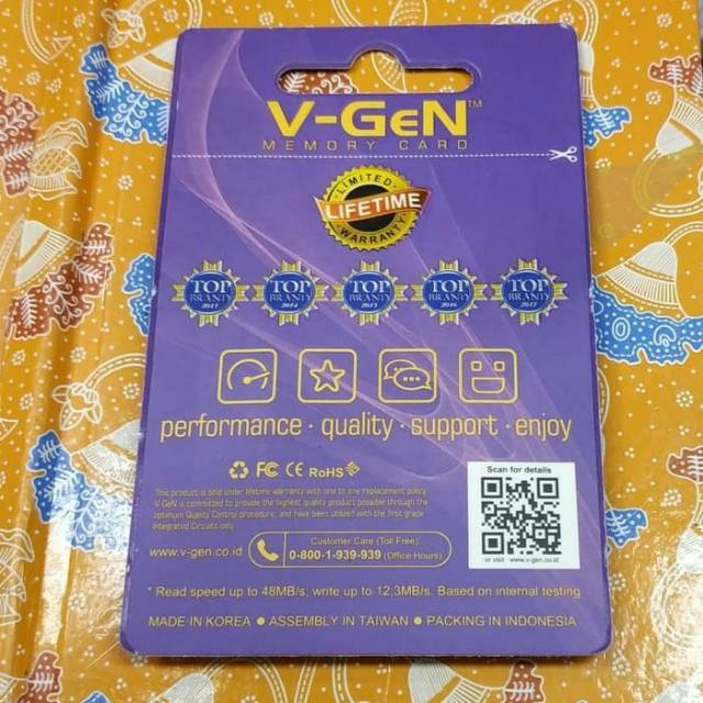micro sd vgen 32gb microsd v-gen 32gb class 6 original resmi v-gen