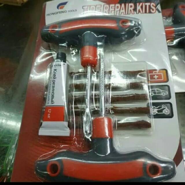 Alat tambal ban tubles/Tambal ban/Tubles lengkap
