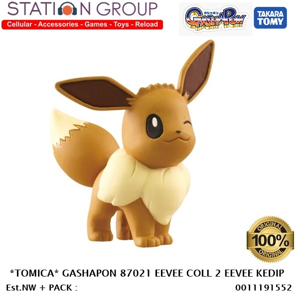 TOMICA GASHAPON 87021 EEVEE COLL 2 EEVEE KEDIP - ACTION FIGURE