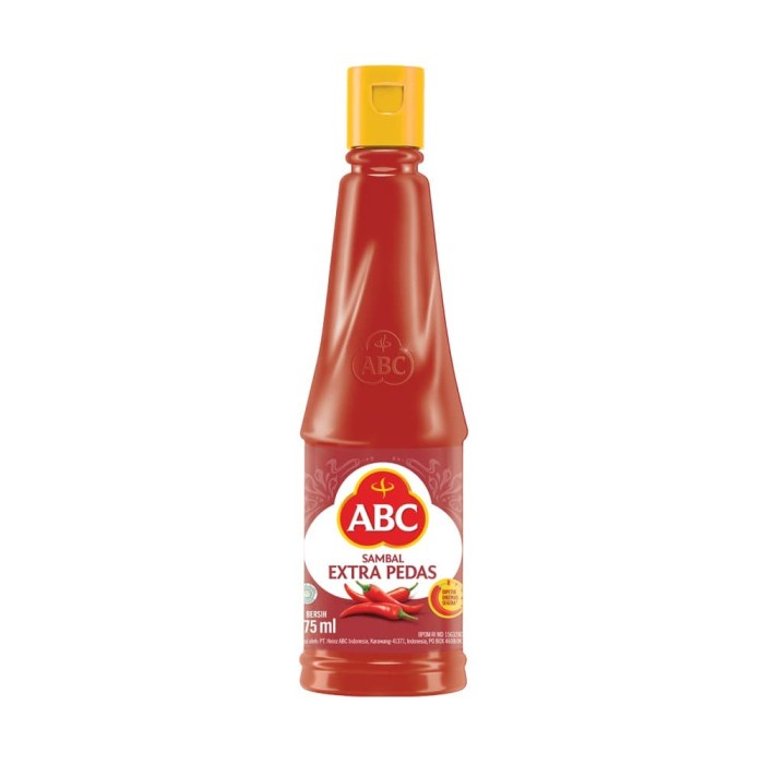 

Sambal-Aneka- Abc Sambal Extra Pedas 275 Ml - Twin Pack -Aneka-Sambal.