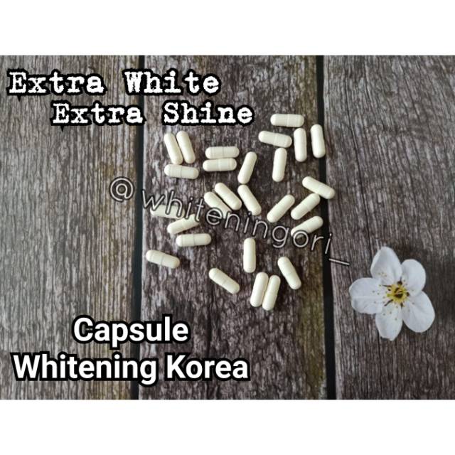 KAPSUL WHITENING KOREA / CAPSULE WHITENING / PIL PEMUTIH TUBUH / KAPSUL PEMUTIH