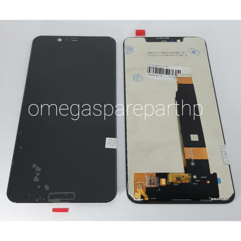 LCD+TS NOKIA 5.1 PLUS / NOKIA X5 HITAM