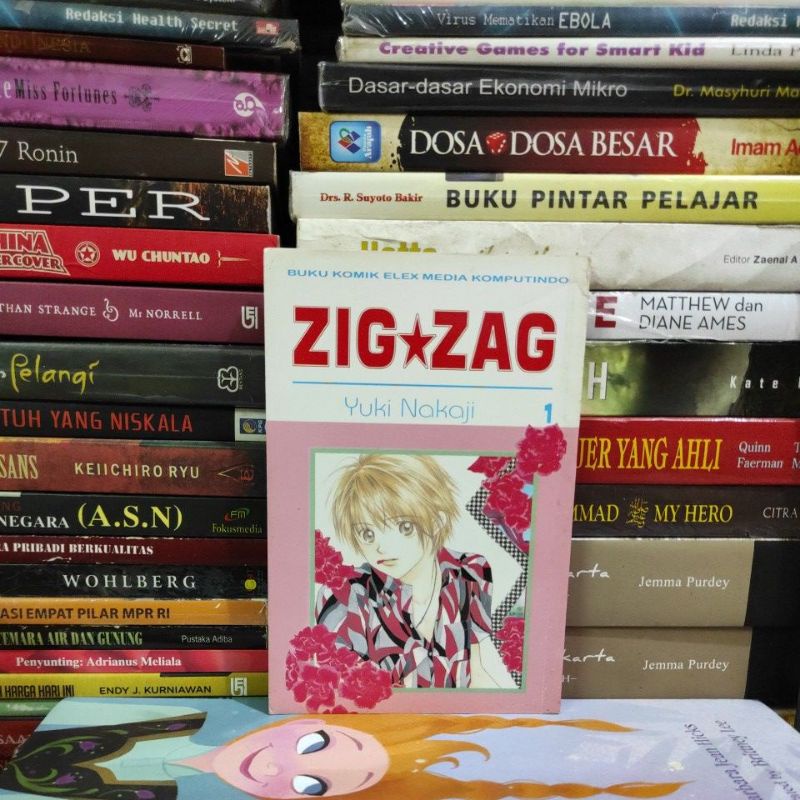 KOMIK ORIGINAL ZIG ZAG 1 YUKI NAKAJI KOMIK BEKAS