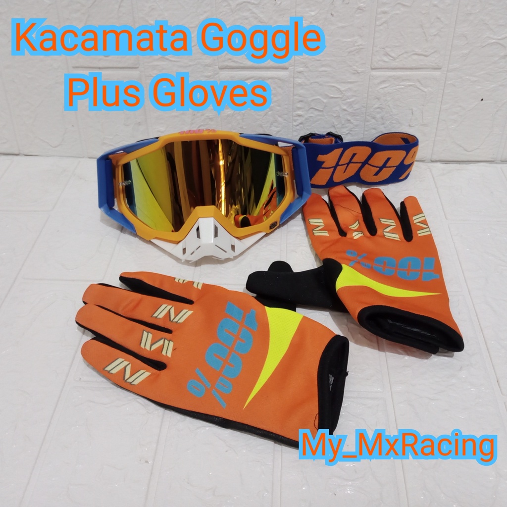 Kacamata Goggle KUALITAS  PREMIUM 09- Goggle trail motor cross - Kacamata trail - original terlaris -kacamata supermoto or sunmori -KACAMATA BERKENDARA FREE GLOVE