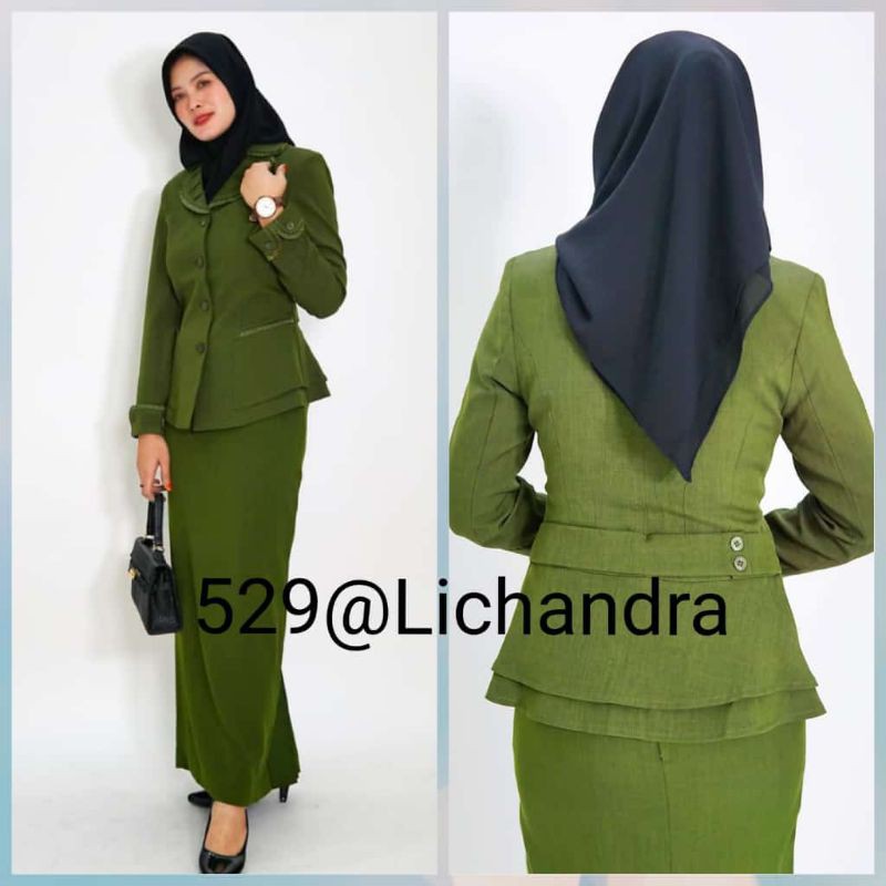 seragam pemda wanita linmas / seragam linmas / seragam wanita / seragam kerja / lichandra original