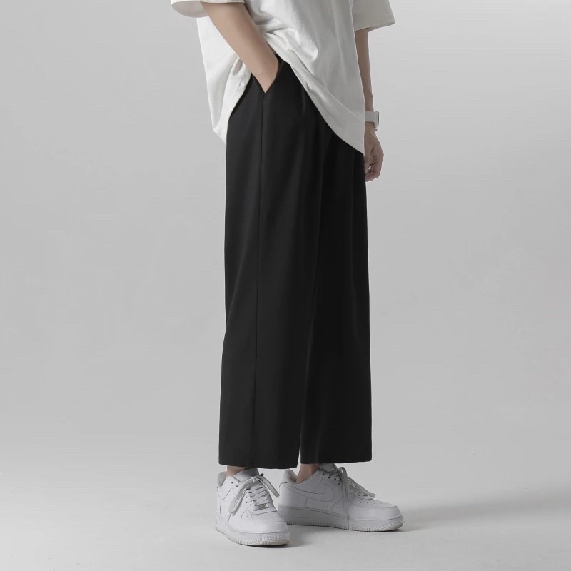Streetwear Ankle Pants Model Oversize - Celana Unisex Cropped Pants
