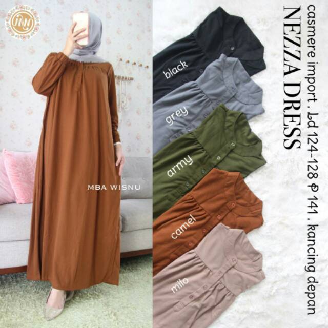 RESTOCK NEZZA DRESS BY MW MBA WISNU