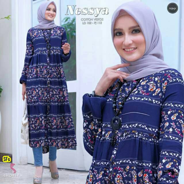 NESSYA LONG TUNIK ORIGINAL SHOFIYA
