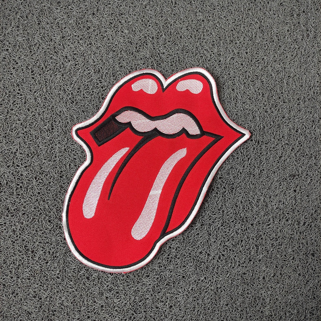 Backpatch bordir patch bordir emblem satu paket rolling stone