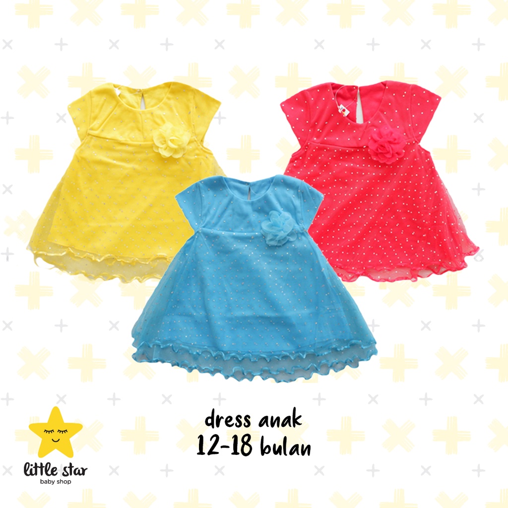 Sweet H Dress Anak Perempuan | Set Baju Bayi Cewek Girl