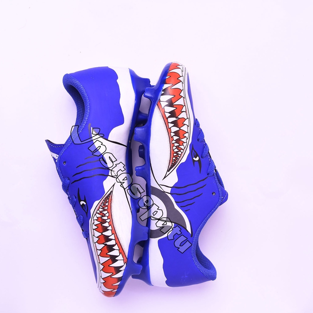 SEPATU BOLA ANAK ORTUSEIGHT REQUIN BIRU SEPATU BOLA JUNIOR HIU SIAP KIRIM