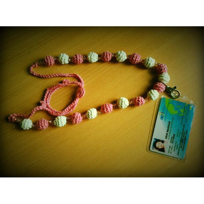 

Ready# Tali Name Tag, Kalung, Rajutan