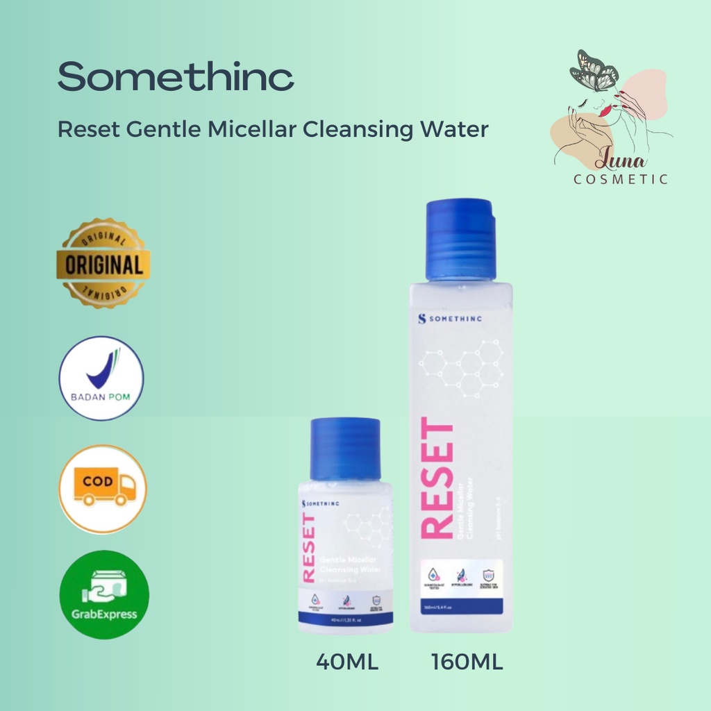 SOMETHINC Reset Gentle Micellar Cleansing Water - Magic Water Pembersih Wajah