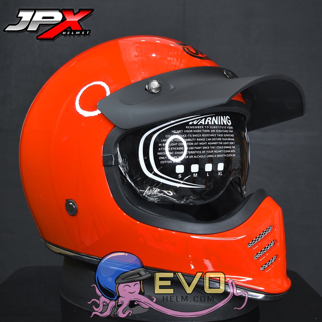 HELM JP SIGNATURE RED FERRARI GLOSSY RED METALIC ORIGINAL HELM JP CAKIL JP SIGNATURE SOLID RED JPX JP RETRO