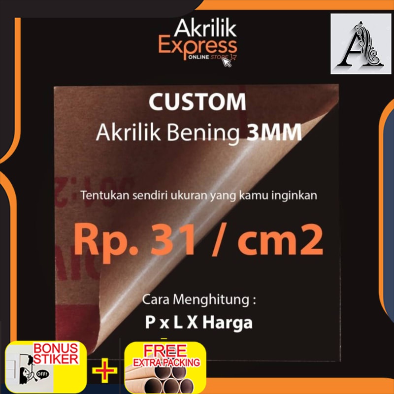 

Grosir Akrilik potongan / Akrilik lembaran / Akrilik custom bening