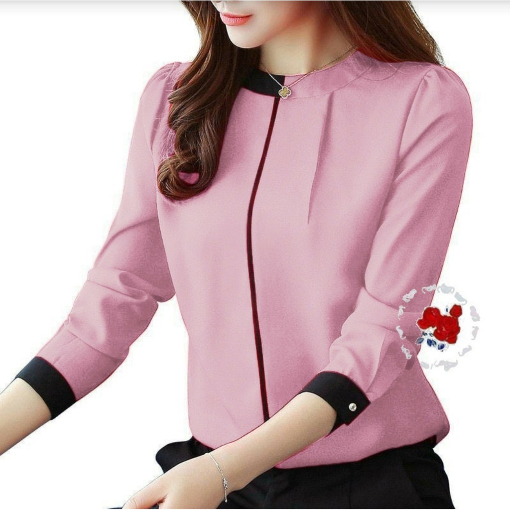 *[IJFK] Atasan Korea / Blouse Rellia / Blus Murah Wanita / Atasan Wanita Korea