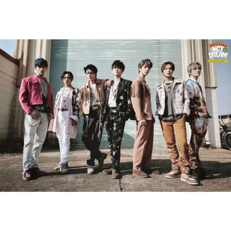 ROLLED POSTER NCT UNIVERSE, GLITCH MODE, HOT SAUCE, HELLO FUTURE