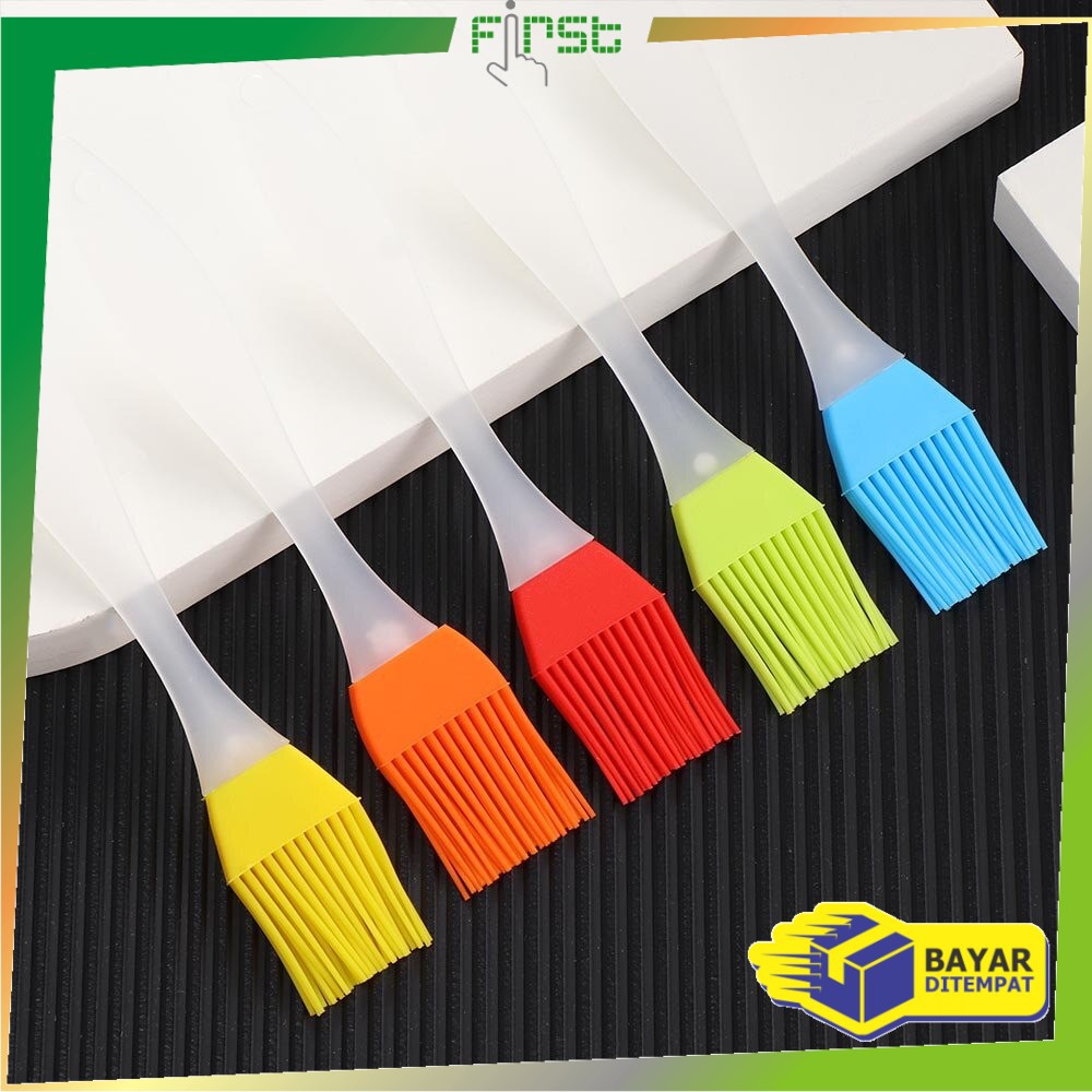 *COD*FH-C148 Kuas Mentega Silikon Kuas Oles Minyak Barbeque Anti Panas Kuas Roti Baking Brush Alat-3