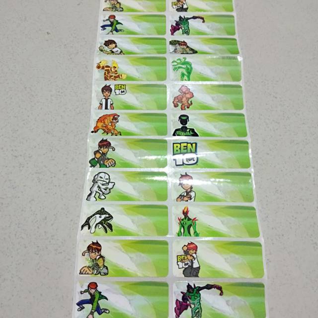 

Label Nama Ben 10 Ukuran L