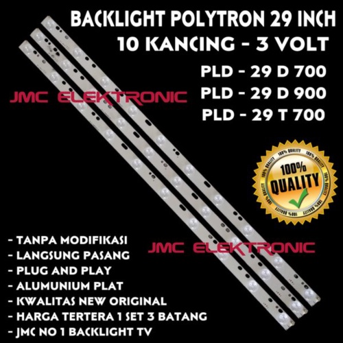 Dijual BACKLIGHT POLYTRON 29 INC INCH PLD-29D700 PLD-29D900 PLD-29T700 LED LAMPU BL TV POLYTRON 29 I