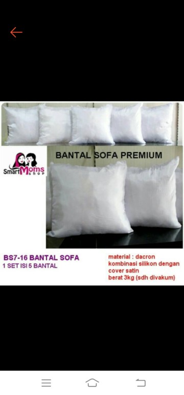 Bantal Sofa Premium