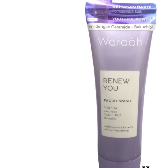 Wardah Renew You Anti Aging Facial Wash 100g (Kemasan baru)